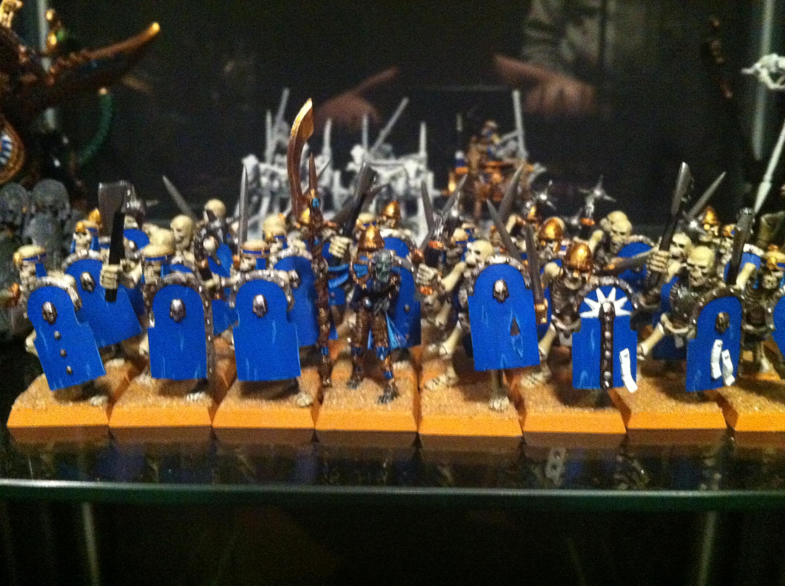 Warhammer, Rois des Tombes/Tomb Kings, Cavaliers Squelettes + Liche Priest, BE/G